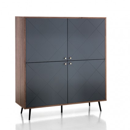 High mobile sideboard "DIAMOND GRAY" High mobile sideboard "DIAMOND GRAY"